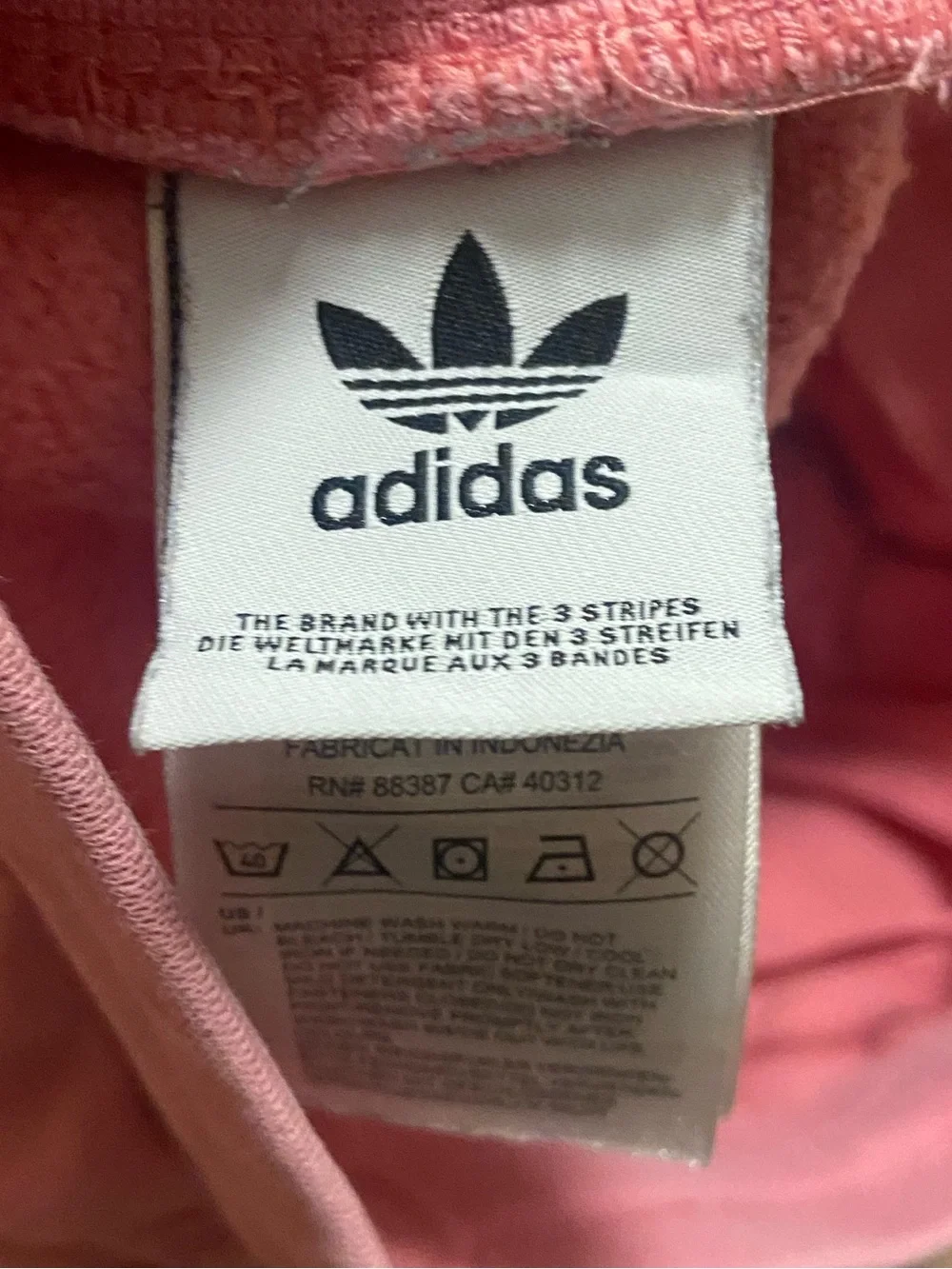 Adidas Kids Pink Trefoil Joggers Girl 12/14